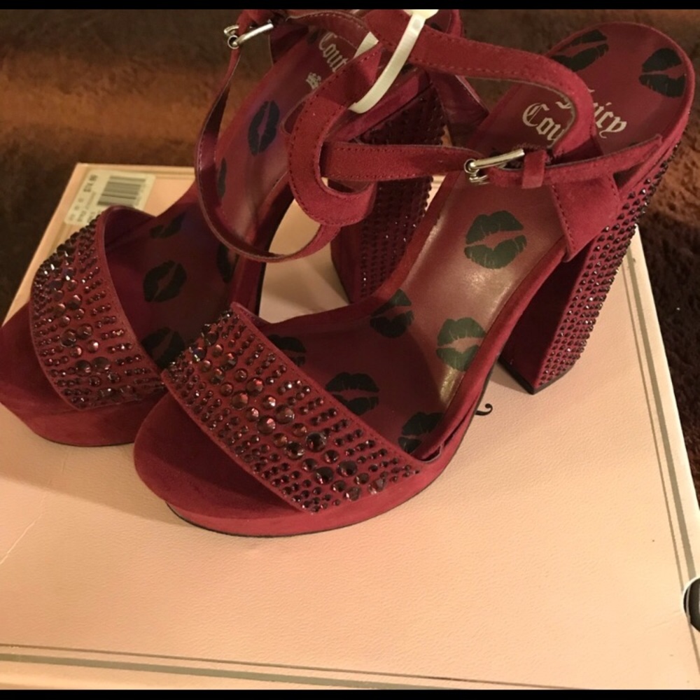 Juicy couture stud heels